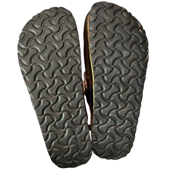 Birkenstock Betula Boston Bronze Buckle Mules Clogs Rhinestones Size 6 - Picture 7 of 9